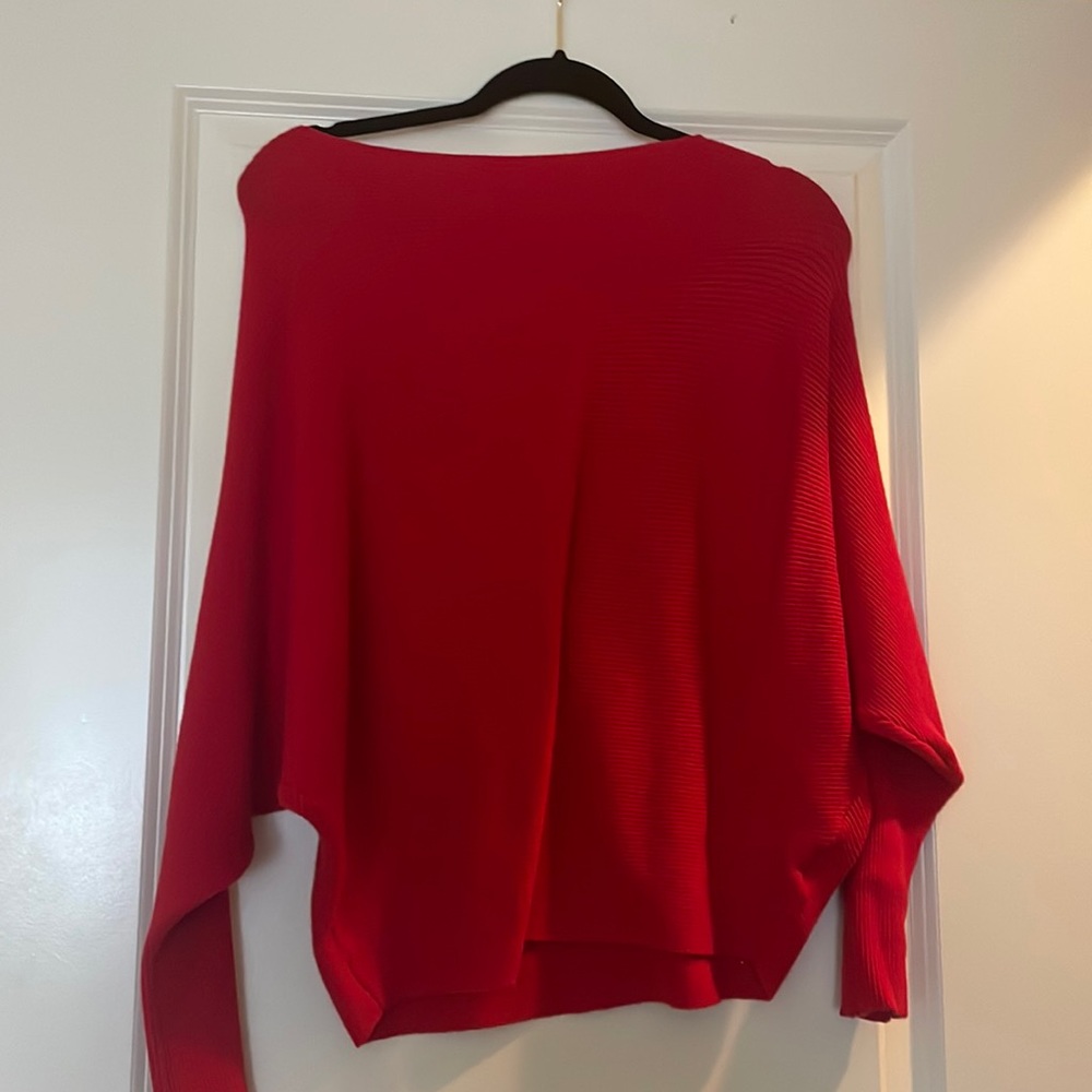 philosophy red sweater